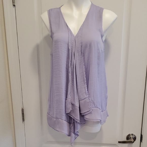 Simply Vera Vera Wang Tops - Simply Vera Vera Wang Lavender Sleeveless V-Neck Ruffle-Trim Camisole